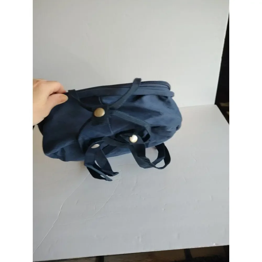 Chick-fil-A Waffle Good Backpack Blue Canvas Employee Field Bag RARE